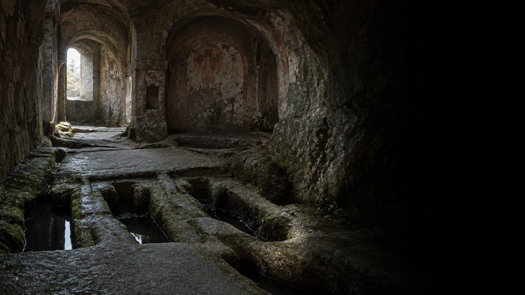 AI-assisted, evidence-led interpretive reconstruction of a rock-cut sacred space around 1189 to 1200