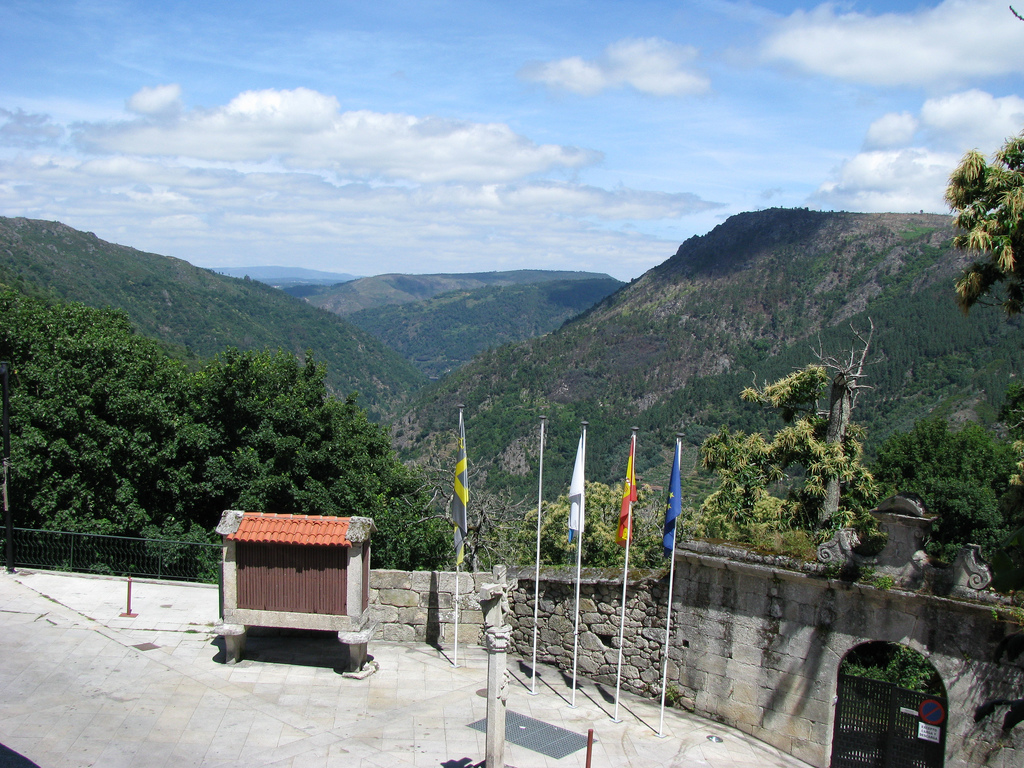 Landscape visible from Santo Estevo