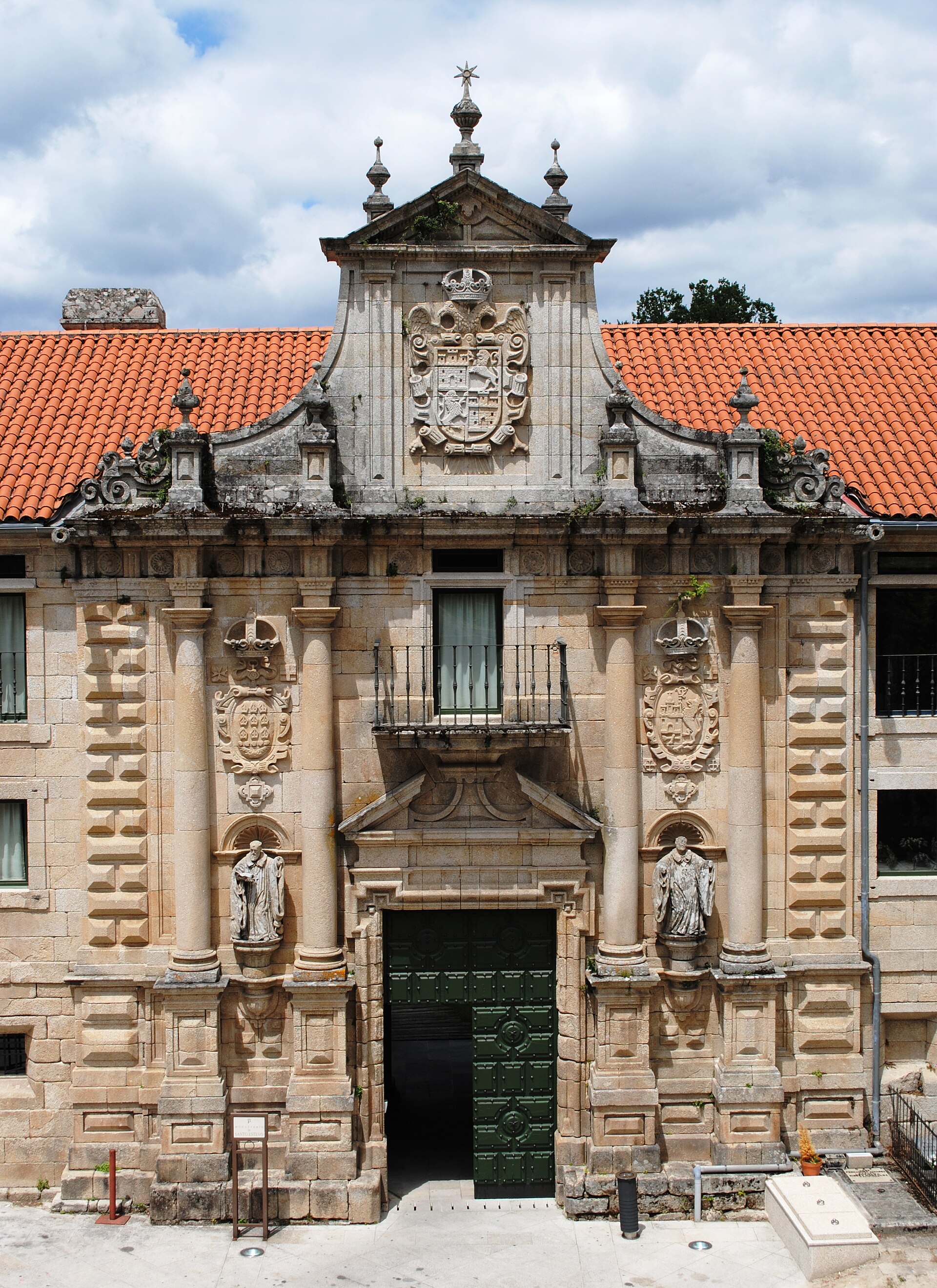 The protected complex in its current hospitality use
